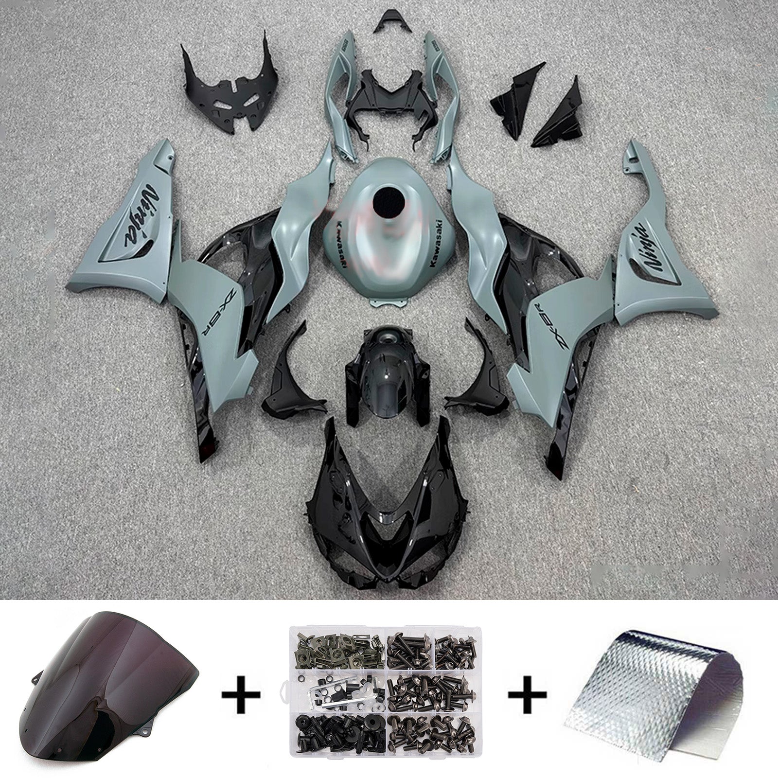 Injection Fairing Kit Bodywork Plastic ABS fit For Kawasaki ZX-6R 2024-2025
