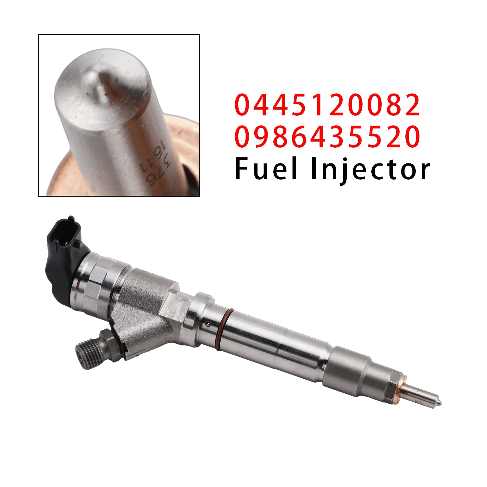 2007-2010 For GMC Chevy SIERRA 3500 HD 6.6L 1PCS Fuel Injector 0445120082