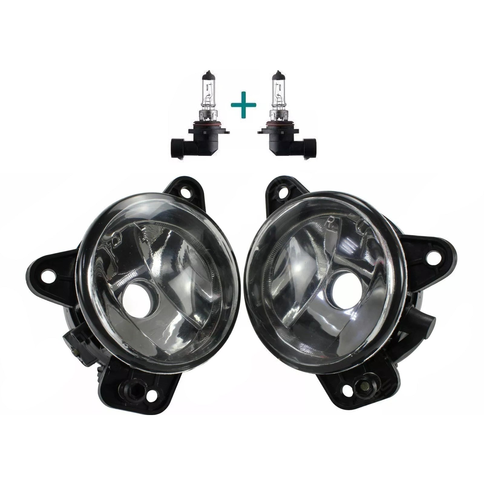2006-2010 Skoda Roomster Pair Front Fog Light With Bulbs