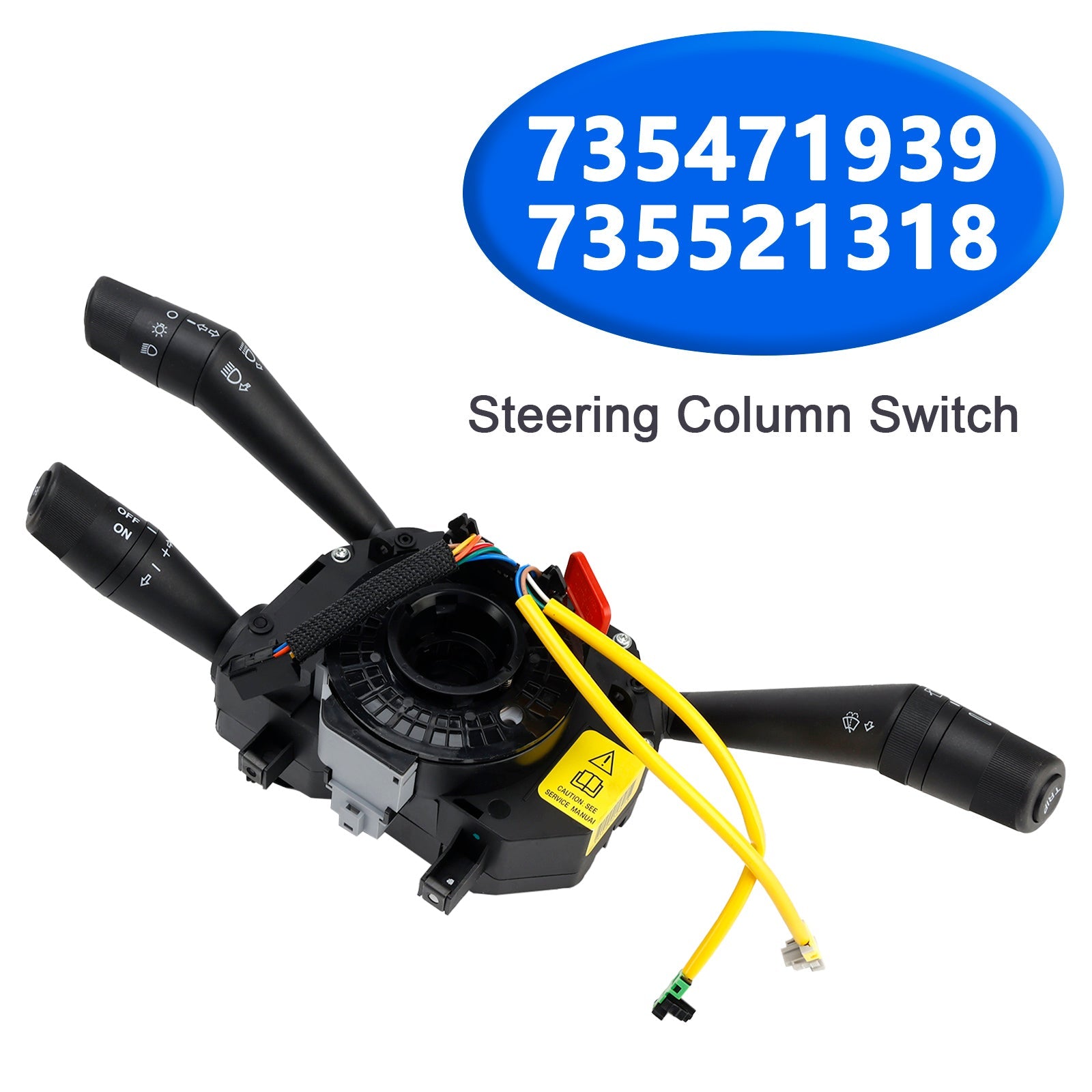 Steering Column Switch Complete for Fiat Punto Evo Abarth 735471939 735521318