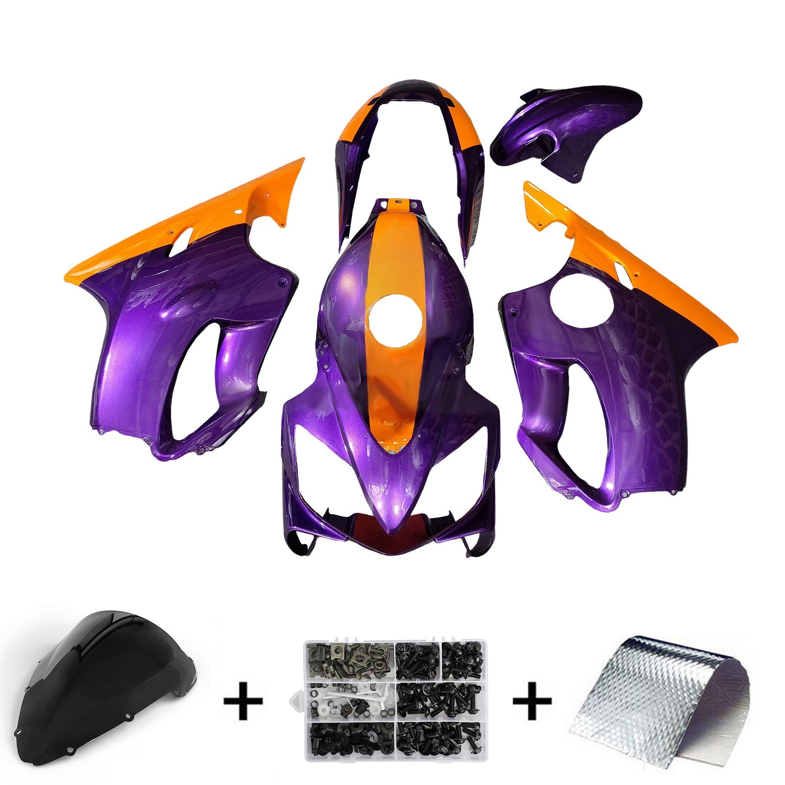 Injection Fairing Kit Bodywork Plastic ABS For Honda CBR600 F4i 2004-2007