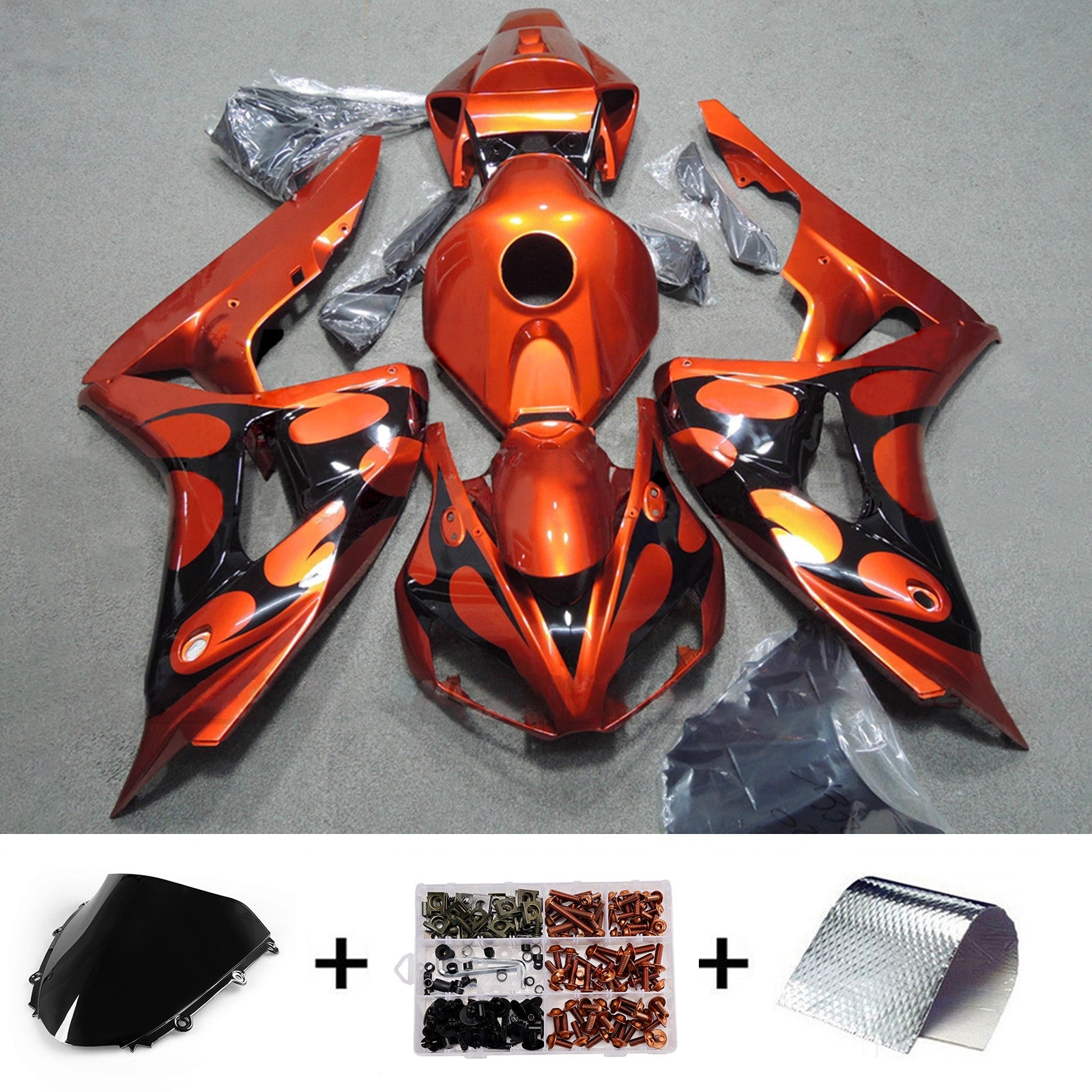 Injection Fairing Kit Bodywork Plastic ABS For Honda CBR1000RR 2006-2007