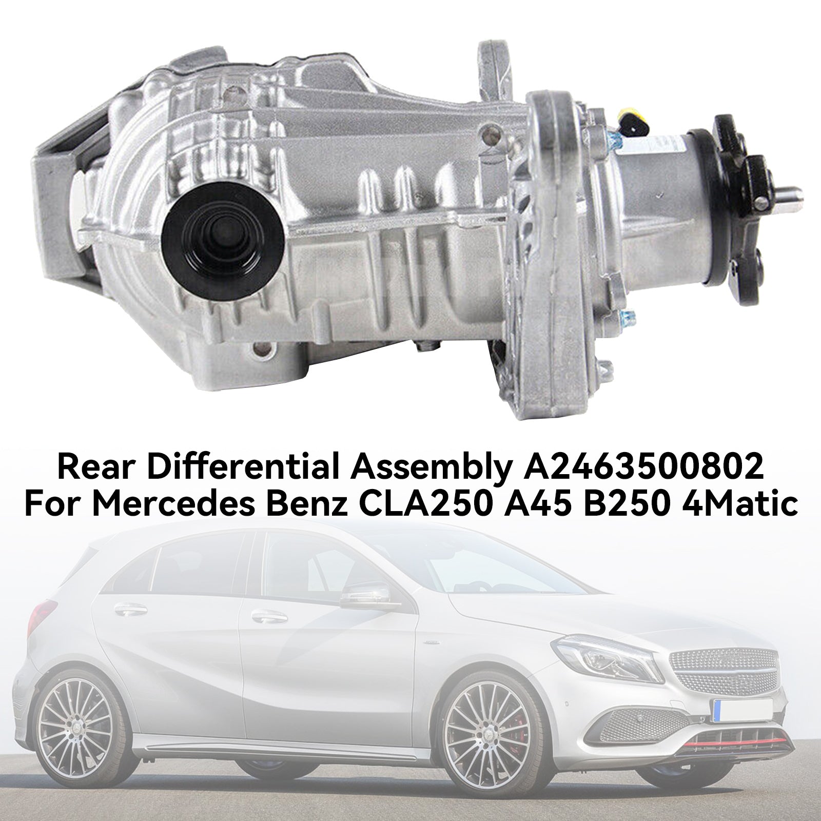 Mercedes Benz B/W246 B 220 CDI/D 4-MATIC Rear Differential Assembly A2463500802 A1763503100