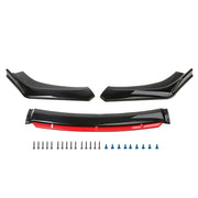 4PCS Universal Car Front Bumper Lip Body Kit Splitter Spoiler Diffuser Protector