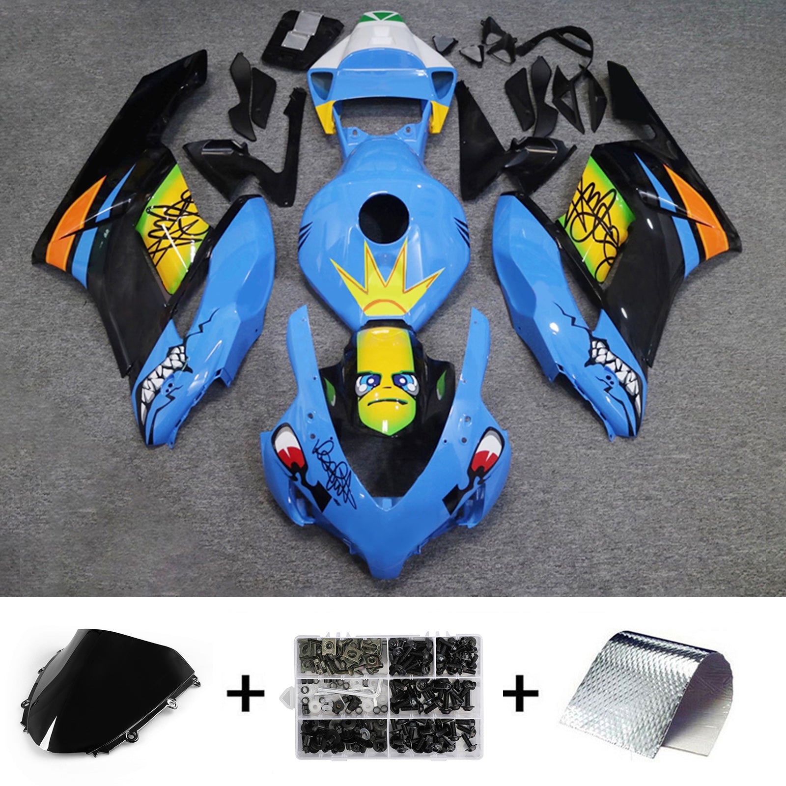 Injection Fairing Kit Bodywork Plastic ABS For Honda CBR1000RR 2004-2005