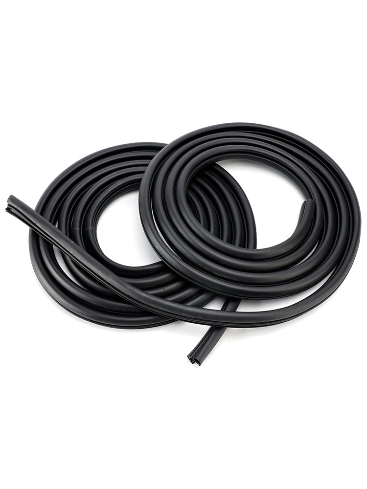 2003-2009 For Hummer H2 2Pcs Front/Rear Door Rubber Seal Weatherstrip