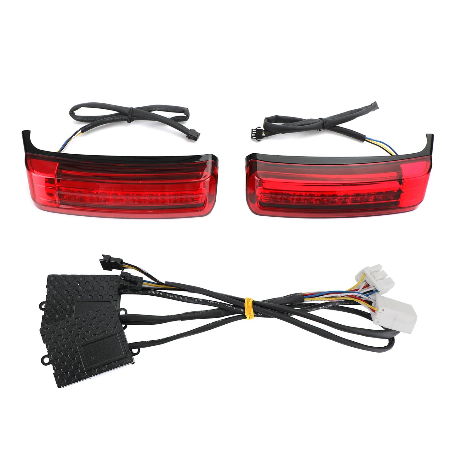 96-13 Touring Generic LED Saddlebag Saddle Bags Run Brake Turn Lamp Lights For