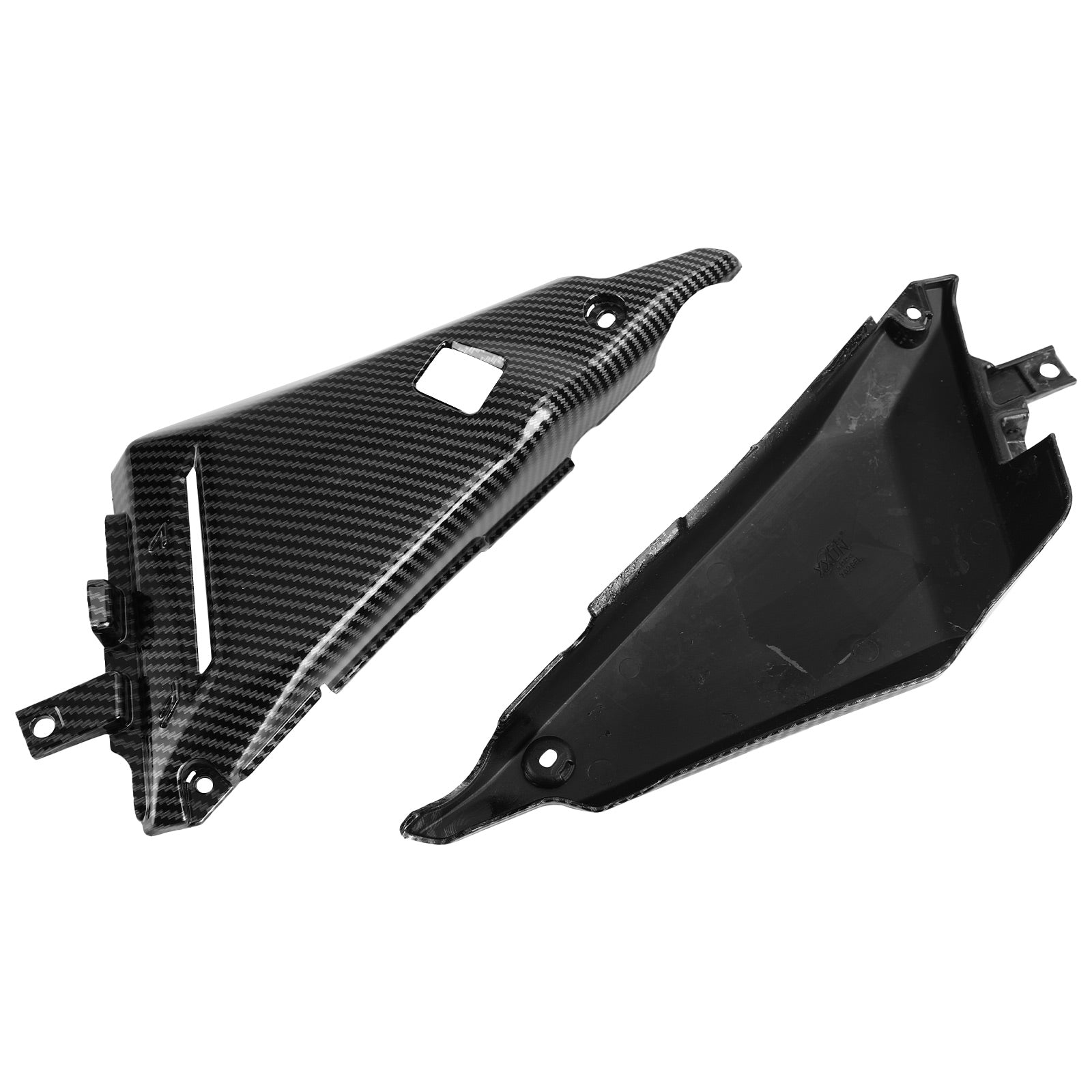 Carbon Side Frame Cover Panel Fairing Cowl For Kawasaki Z650 Ninja 650 2017-2020 Generic