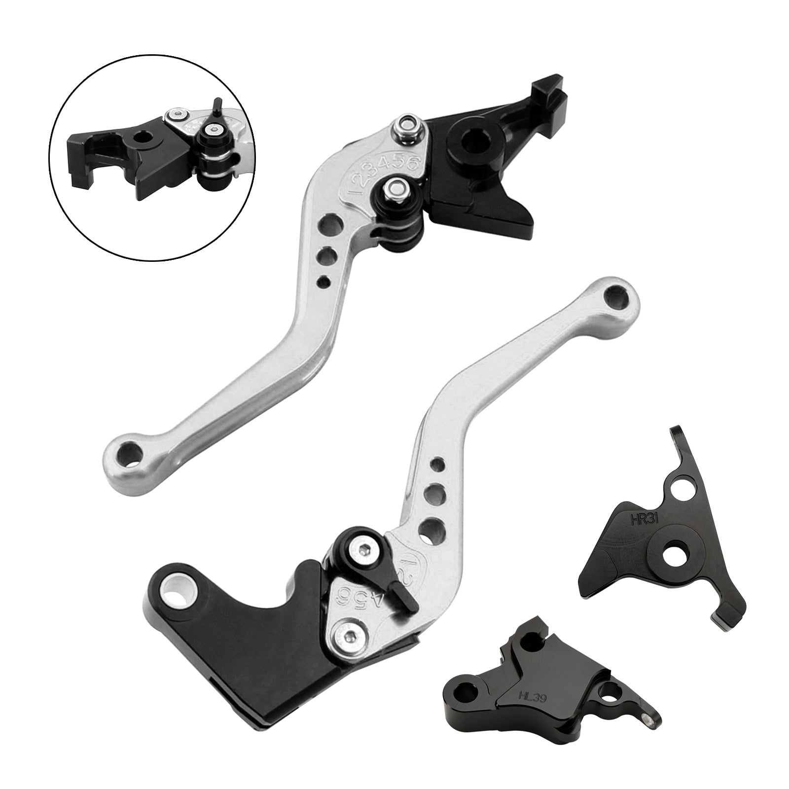 NEW Short Clutch Brake Lever fit for CFMOTO 450SS 450SR 21-23 450NK 23-24