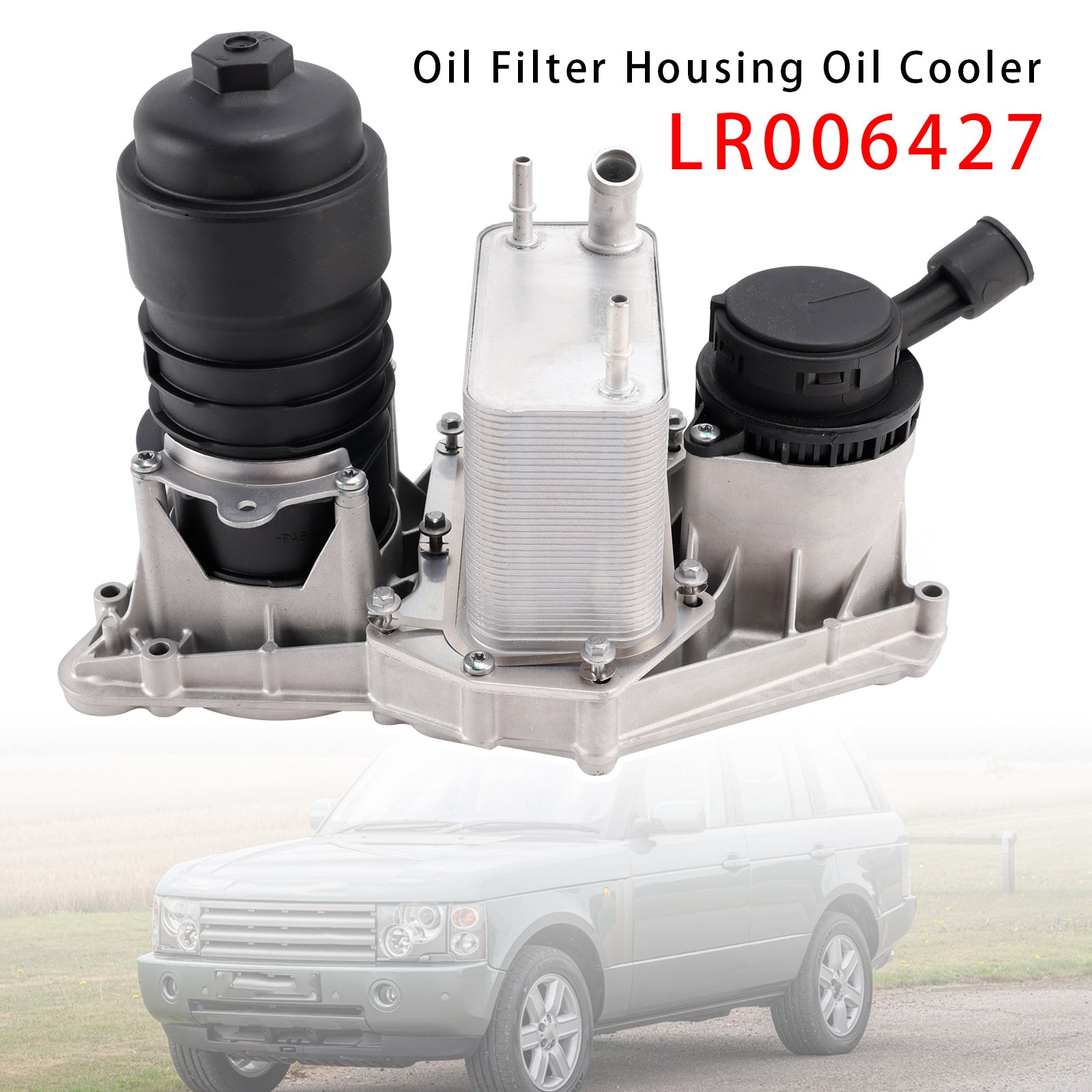 2004-2009 For RANGE ROVER L322 Engine Oil Filter Housing Oil Cooler LR006427
