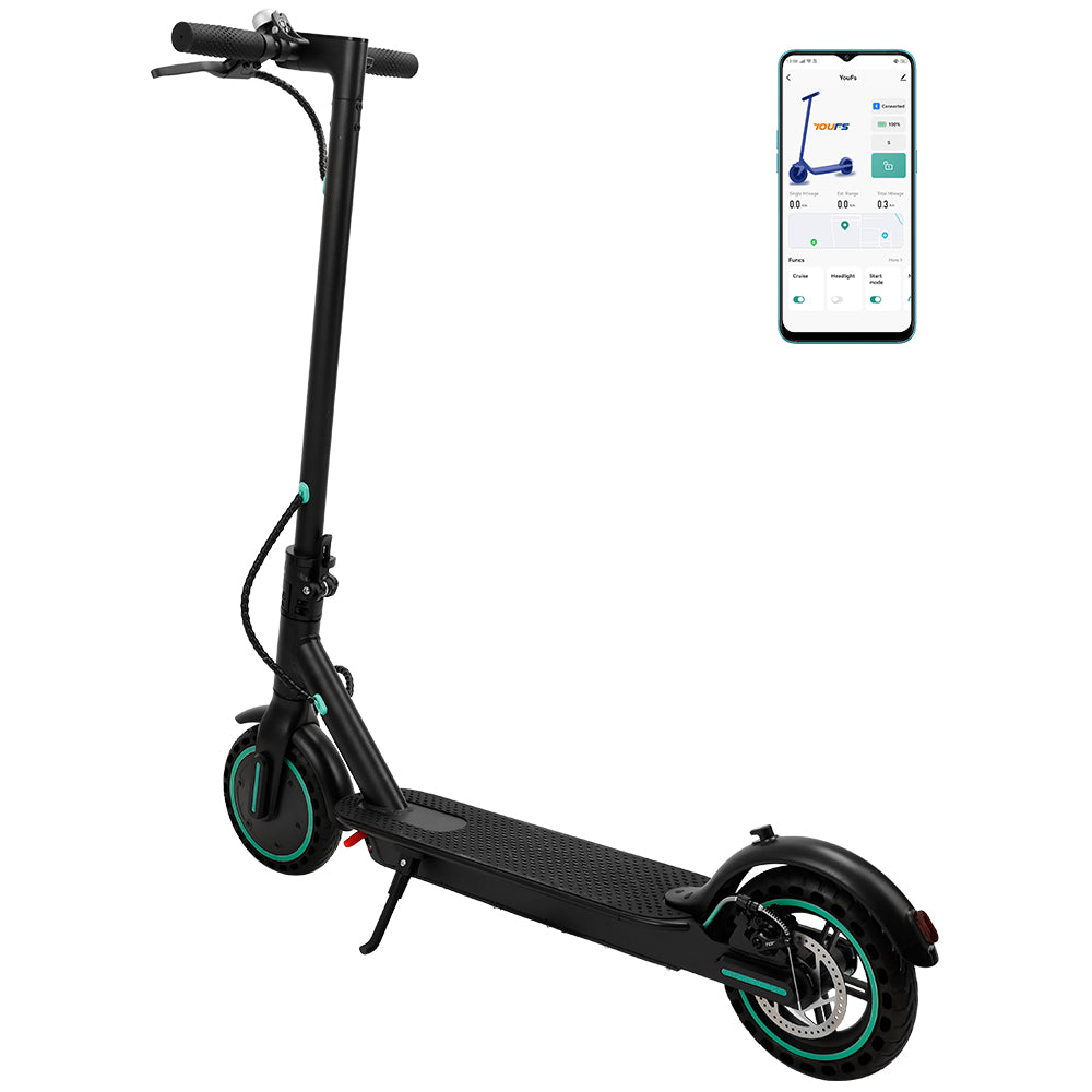 8.5" Folding Electric Scooter With app 350W 35KM Range  City Commute