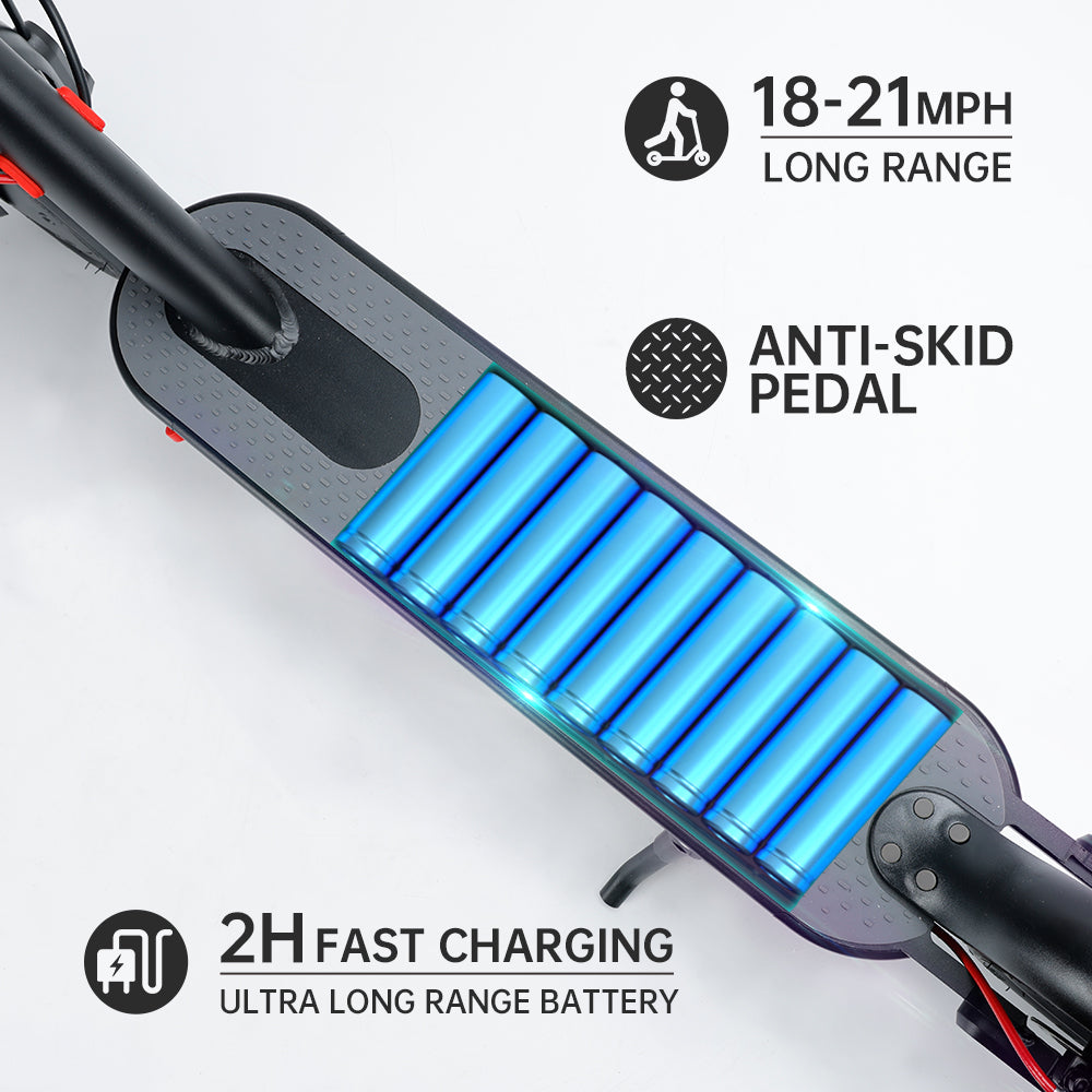 8.5" Folding Electric Scooter With app 350W 35KM Range  City Commute