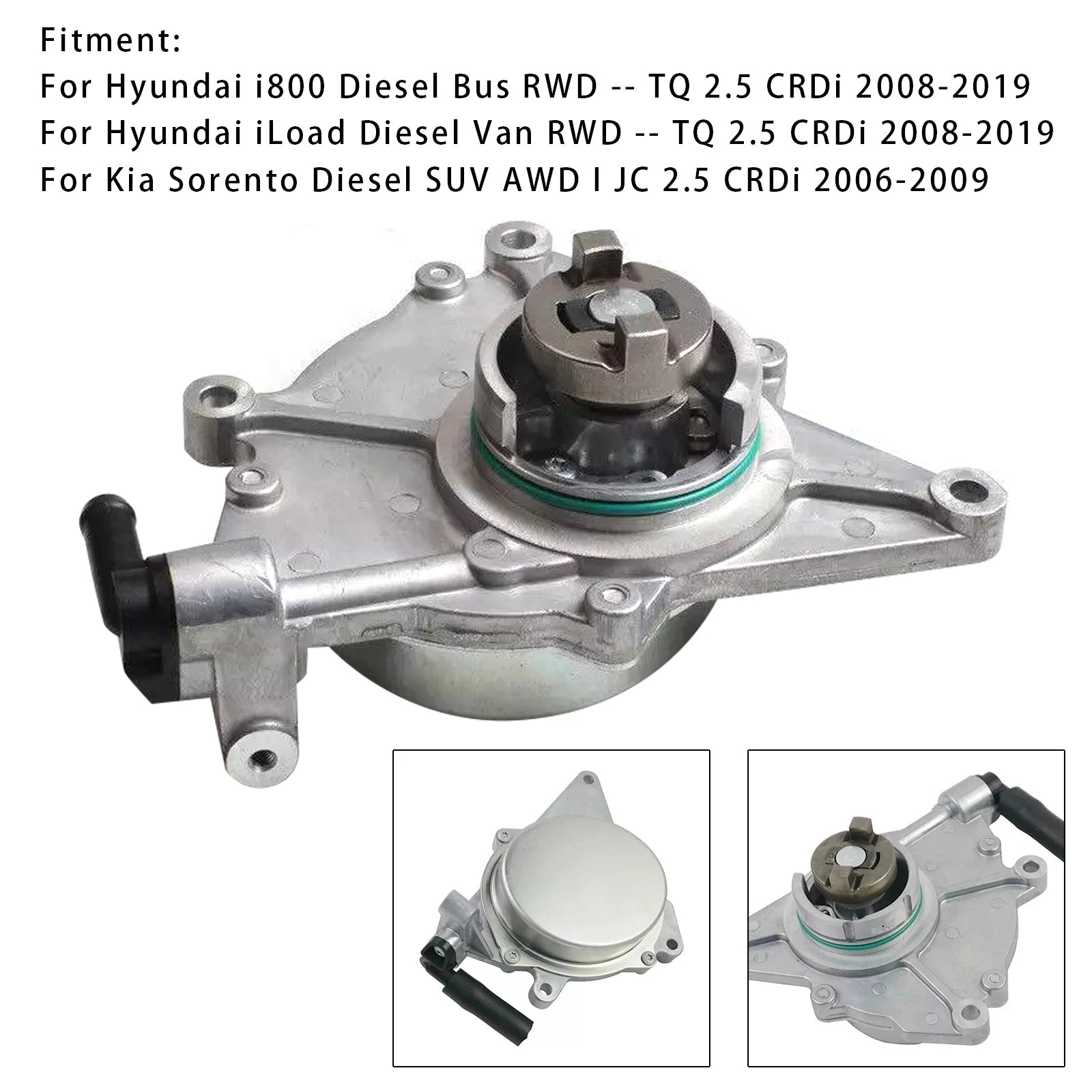2006-2009 Kia Sorento Diesel SUV AWD I JC 2.5 CRDi Vacuum Pump 28810-4A402 288104A400