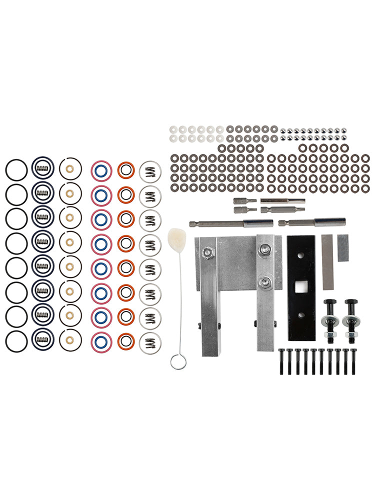 Injector Rebuild Kit Fit 7.3L Power Stroke 94-03 W/Vice Clamp And Tools Spring
