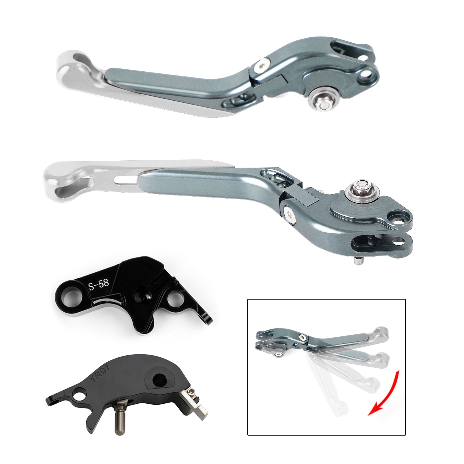 2022-2023 YAMAHA YZF R7 MT-10/SP FZ-10/SP Adjustable Clutch Brake Lever