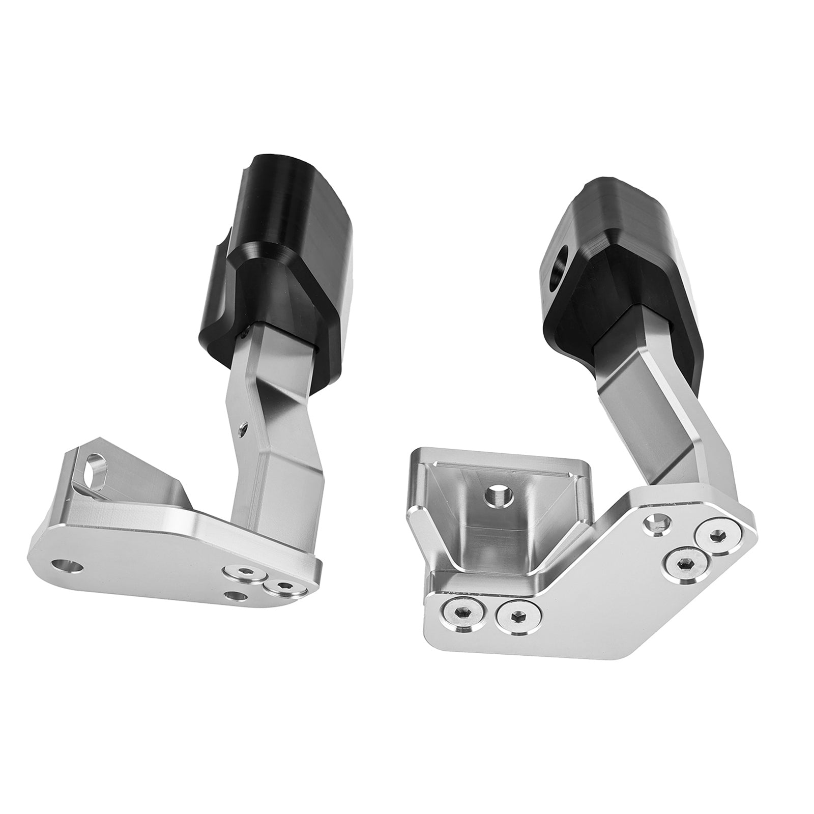Protector Engine Crash Bund Pad Slider Silver For Suzuki Gsxr1300 Hayabusa 21-23