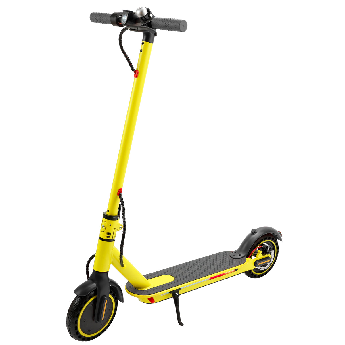 8.5" Folding Electric Scooter With app 350W 35KM Range 30km/h City Commute Yellow
