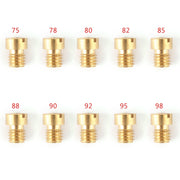 10PCS 5MM Carburettor Main Jets Nozzle Set For Dellorto Carburetor 75-98 Carb