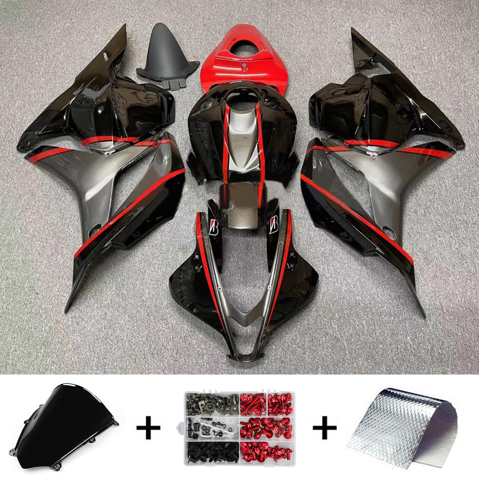 2007-2008 Honda CBR600RR F5 Fairing Kit Bodywork Plastic ABS