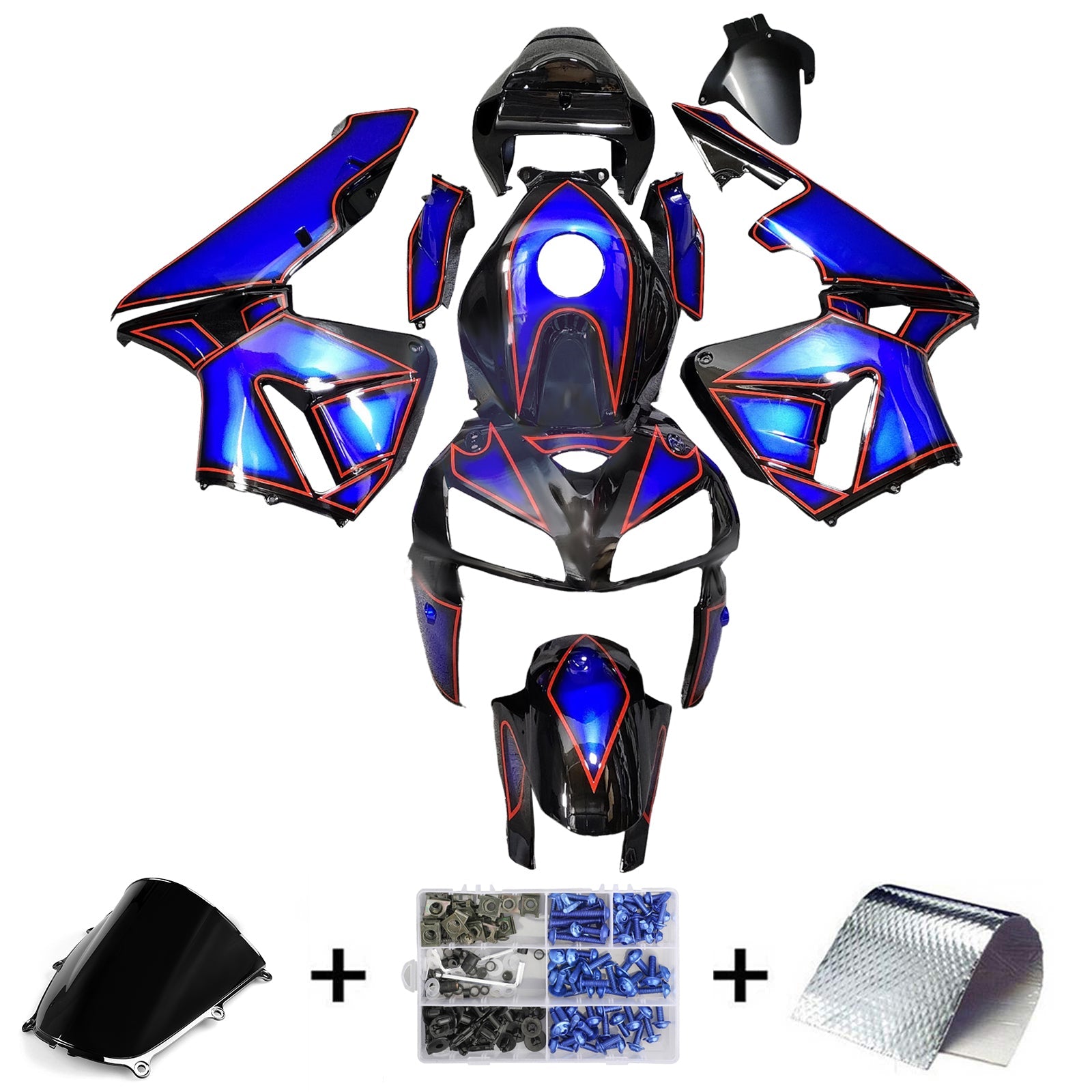 Injection Fairing Kit Bodywork Plastic ABS For Honda CBR600RR 2005-2006 F5