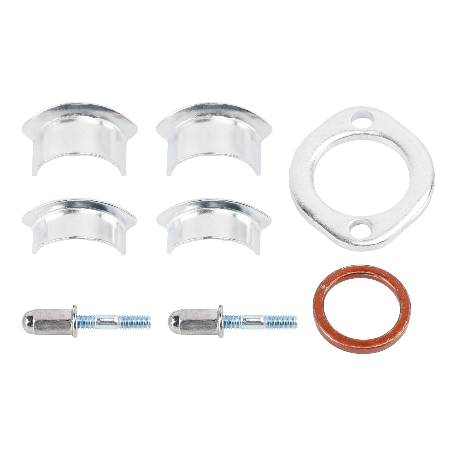 Exhaust Collets Collars Clamp Holder Kit For Honda CG CB CT XL 125S XL185