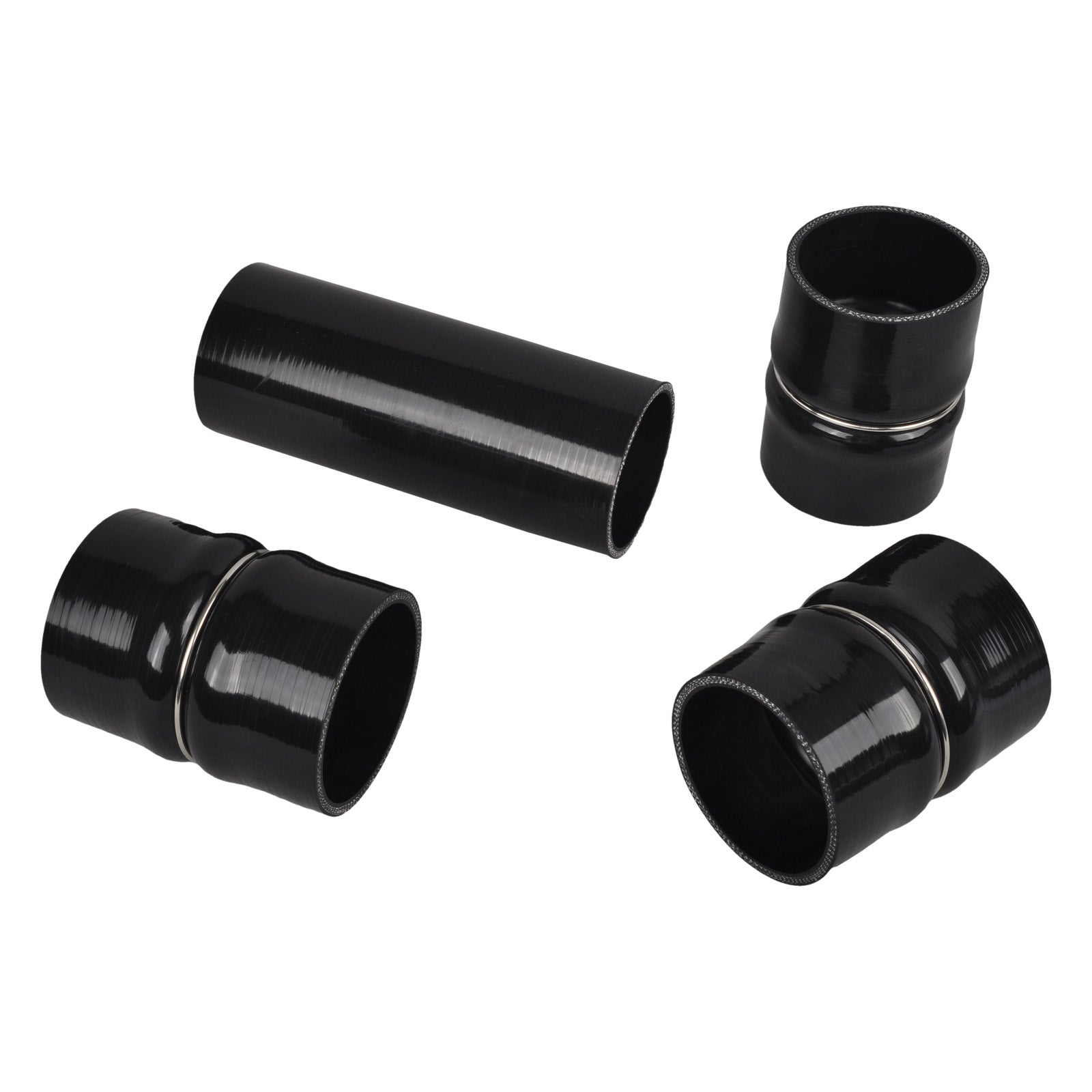 Intercooler Pipe Kit & Boots For Dodge 5.9L Cummins Diesel 2003-2007 Black