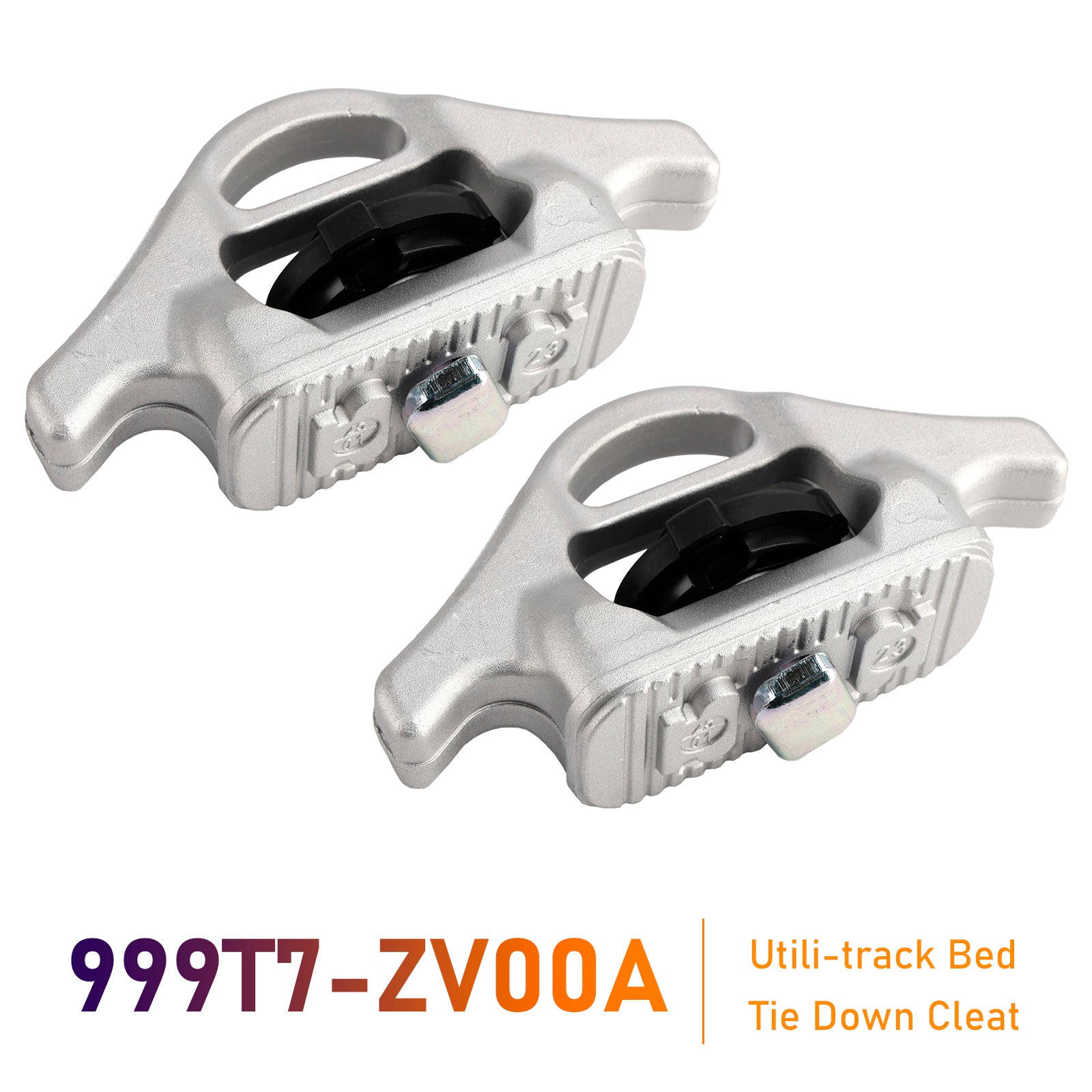 2 Pcs Utili-track Bed Tie Down Cleat 999T7-ZV00A for Nissan Frontier 2005-2025