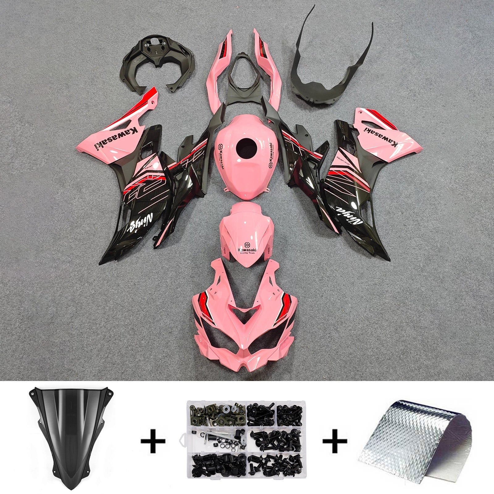 Injection Fairing Kit fit For Kawasaki Ninja ZX-25R ZX-4R ZX-4RR 2019-2025