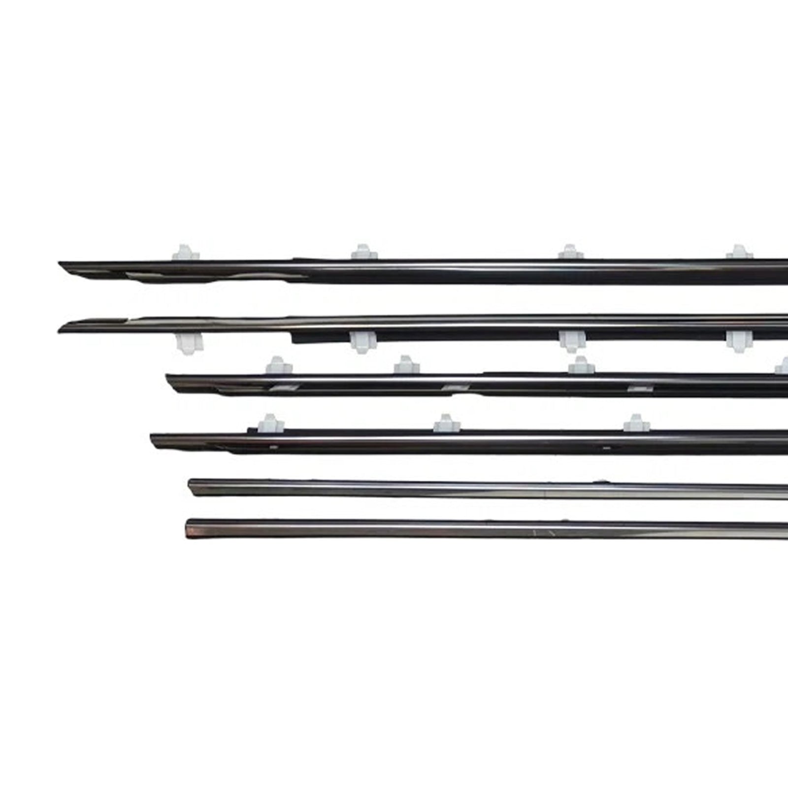 6PCS Door Belt Molding Fit For Toyota Land Cruiser 80 Series 1991-1997