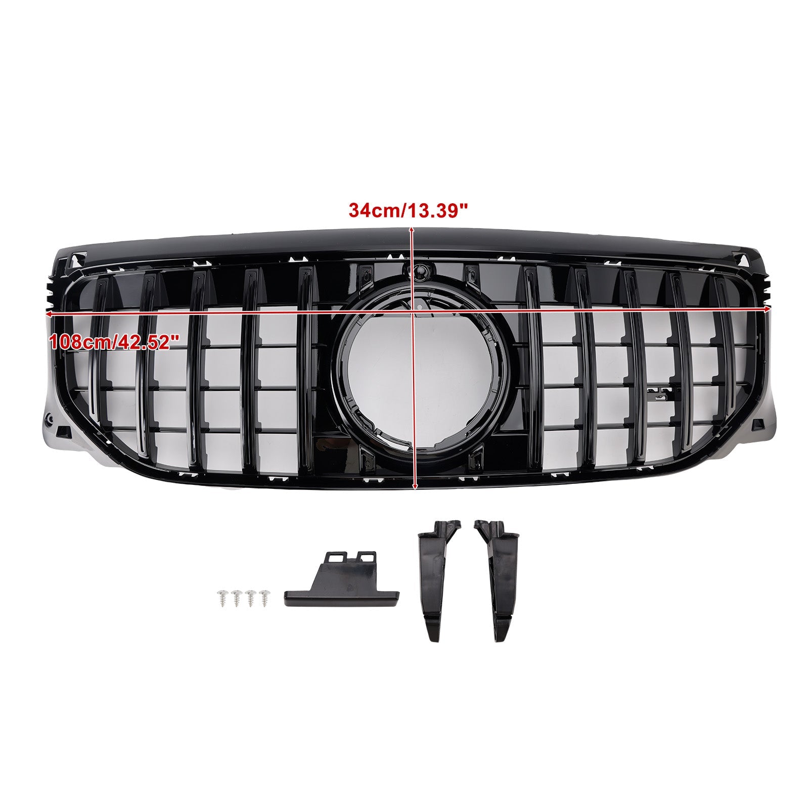 2024+ Fit Mercedes Benz GLB X247 GLB200 GLB250 Black Front Bumper Grille Grill