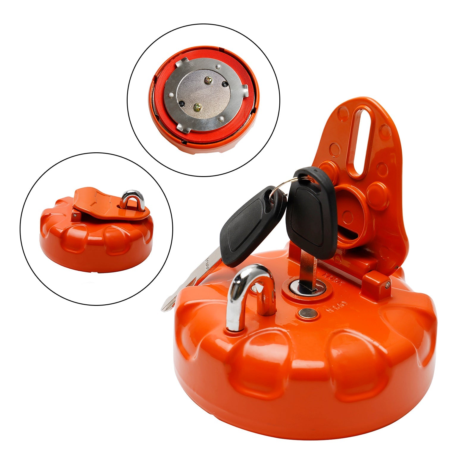 Fuel Tank Cap W/2 Keys 2188-9004 For Daewoo Doosan DH220-5 DH340-5 DH130-5