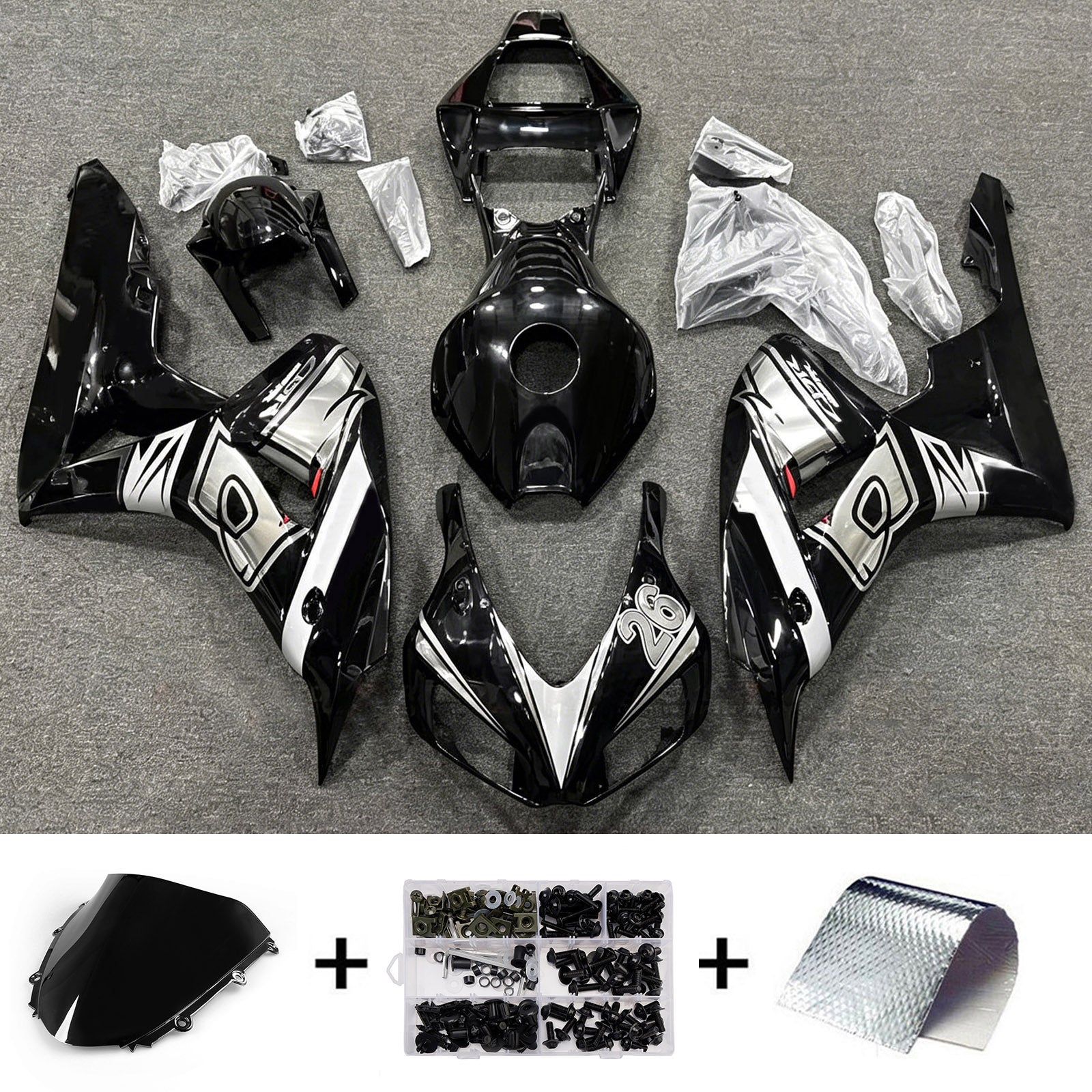 Injection Fairing Kit Bodywork Plastic ABS For Honda CBR1000RR 2006-2007