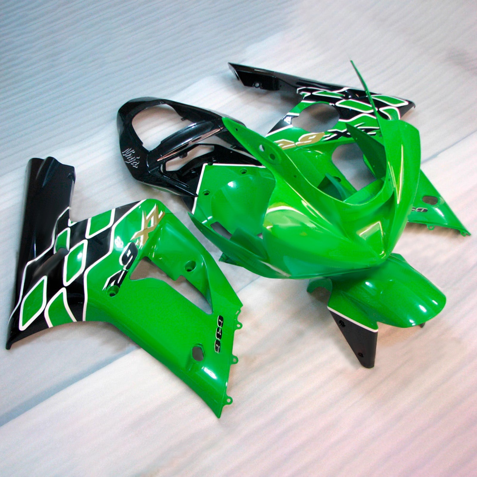Injection Fairing Kit Bodywork Plastic ABS fit For Kawasaki ZX6R 636 2003-2004