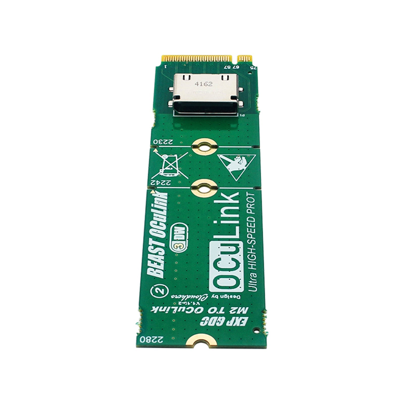 M.2 to OCuLink Adapter Board M.2 M KEY to OCULINK Interface Conversion Board