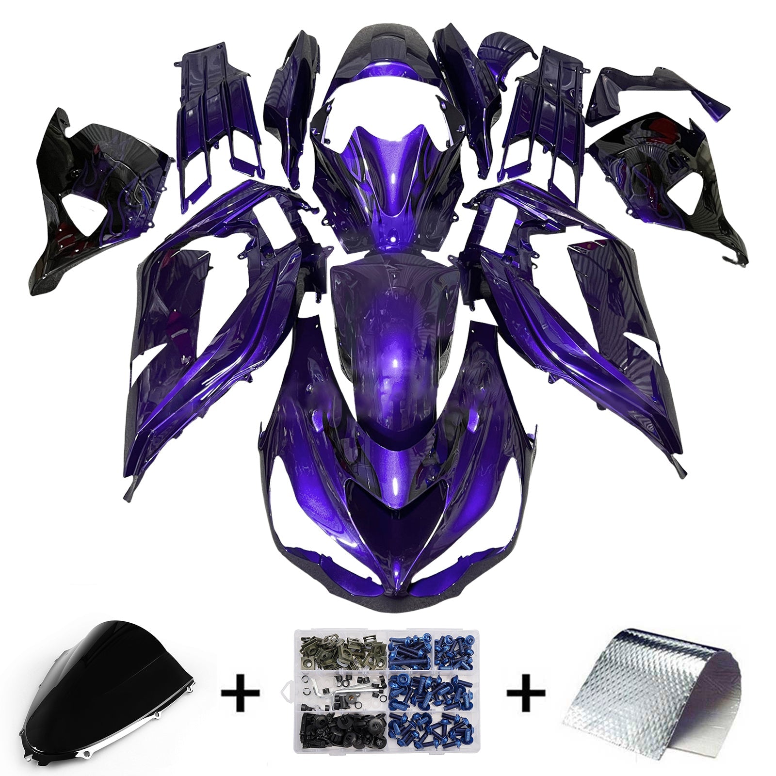 Injection Fairing Kit Bodywork fit For Kawasaki ZX14R ZZR1400 2012-2026
