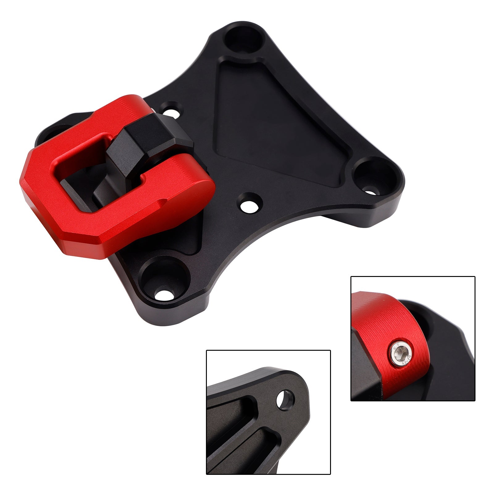Rear Tow Hook Pull Plate With 3/4" D-Ring Fits For Yamaha Maverick X3 900 X Max