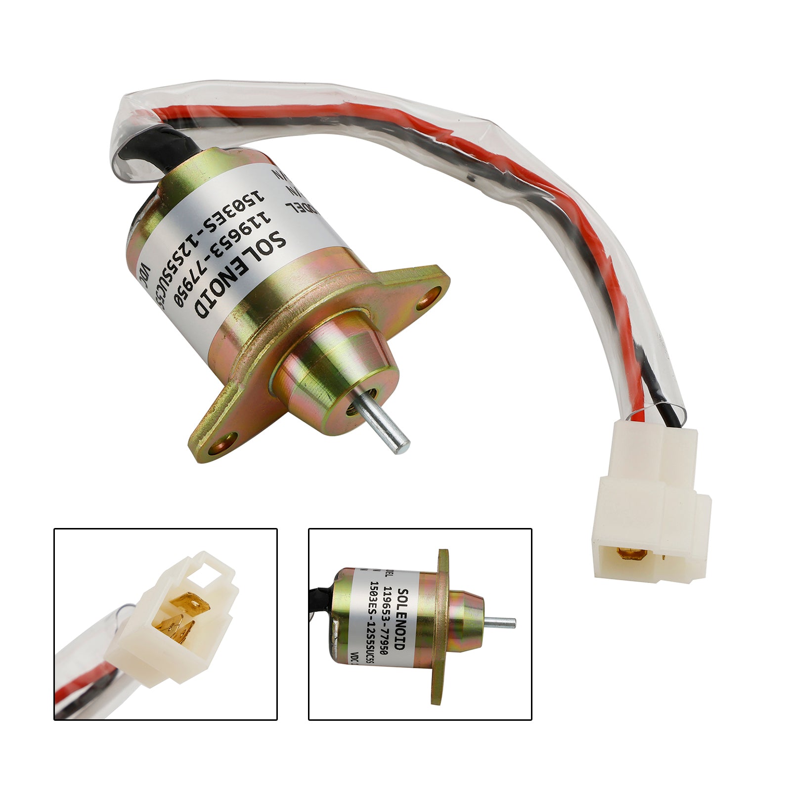 Fuel Shut Off Solenoid Valve Fits For Yanmar 1503ES-12S5SUC5S 119653-77950