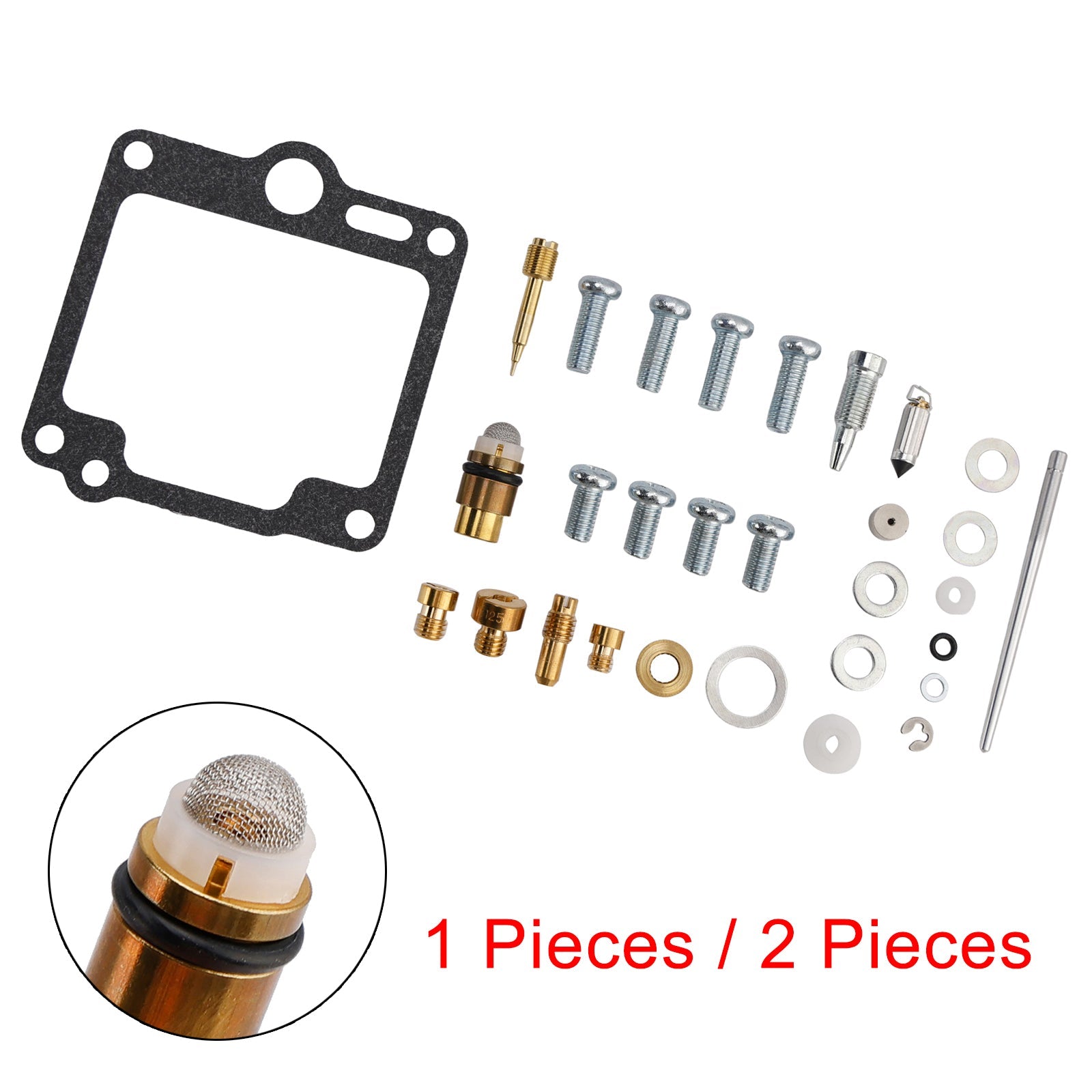Carburetor Rebuild Repair Kit fit for Yamaha XV750 Virago 750 1989-1997