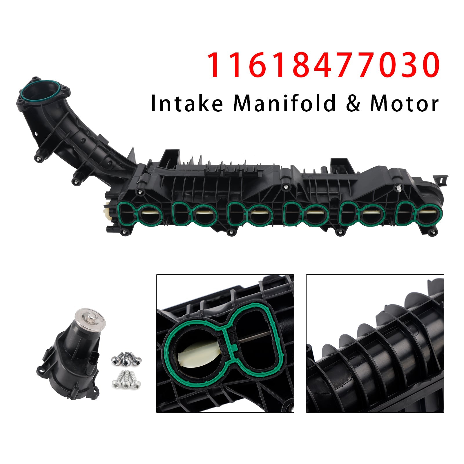 2017/12-2020/06 For BMW X3 F97, G01 xDrive30d 2993 ccm, 183 KW, 249 PS Inlet Intake Manifold With Motor 11618570228
