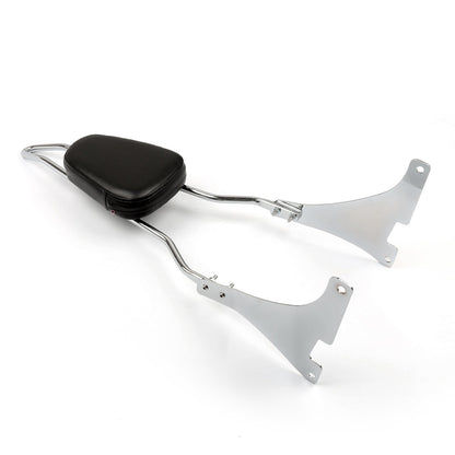 Backrest Pad 23.8" Sissy Bar Chrome For XLH883 XL883C XL883R XLH1200 Sportster Generic FedEx Express Shipping