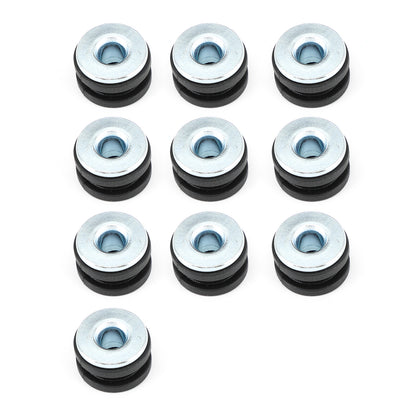 Honda NEW 10Pcs M6 Motorcycle Side Panel Rubbers / Grommets Bolt Kit Fit