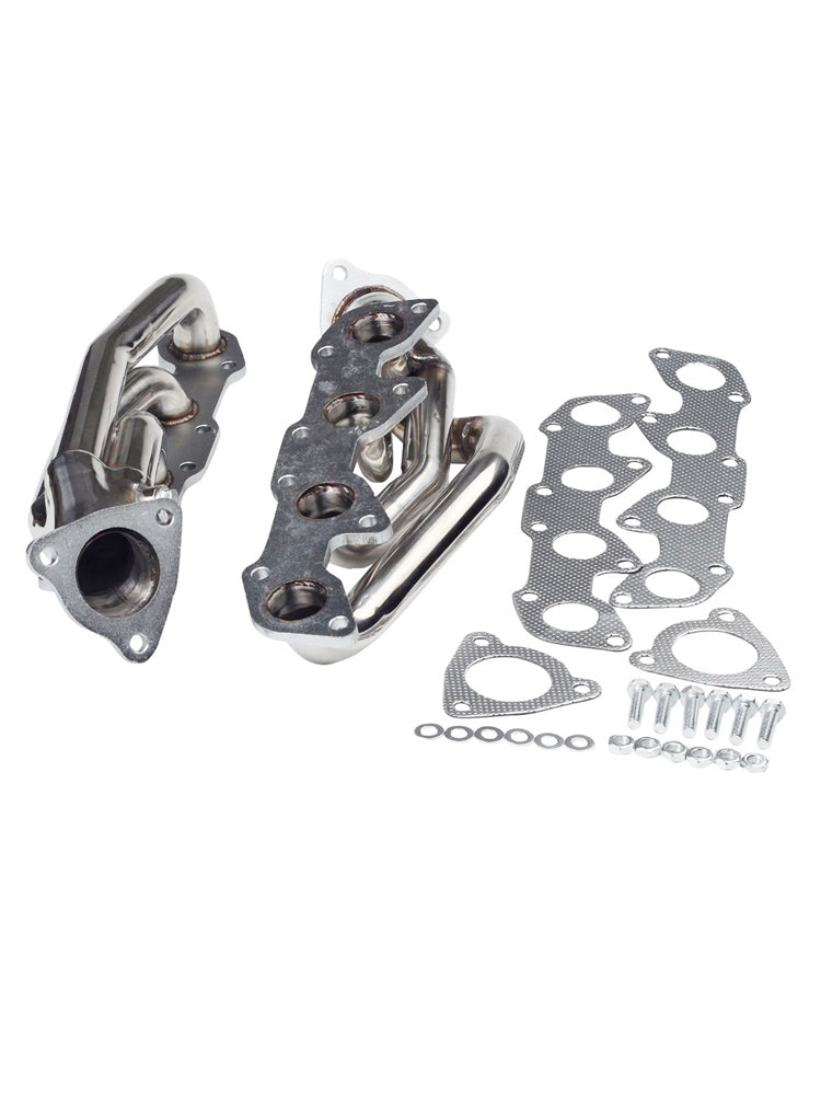 Pair Exhaust Manifold Headers Fit Toyota TUNDRA SEQUOIA 4.7L V8 2000-2004