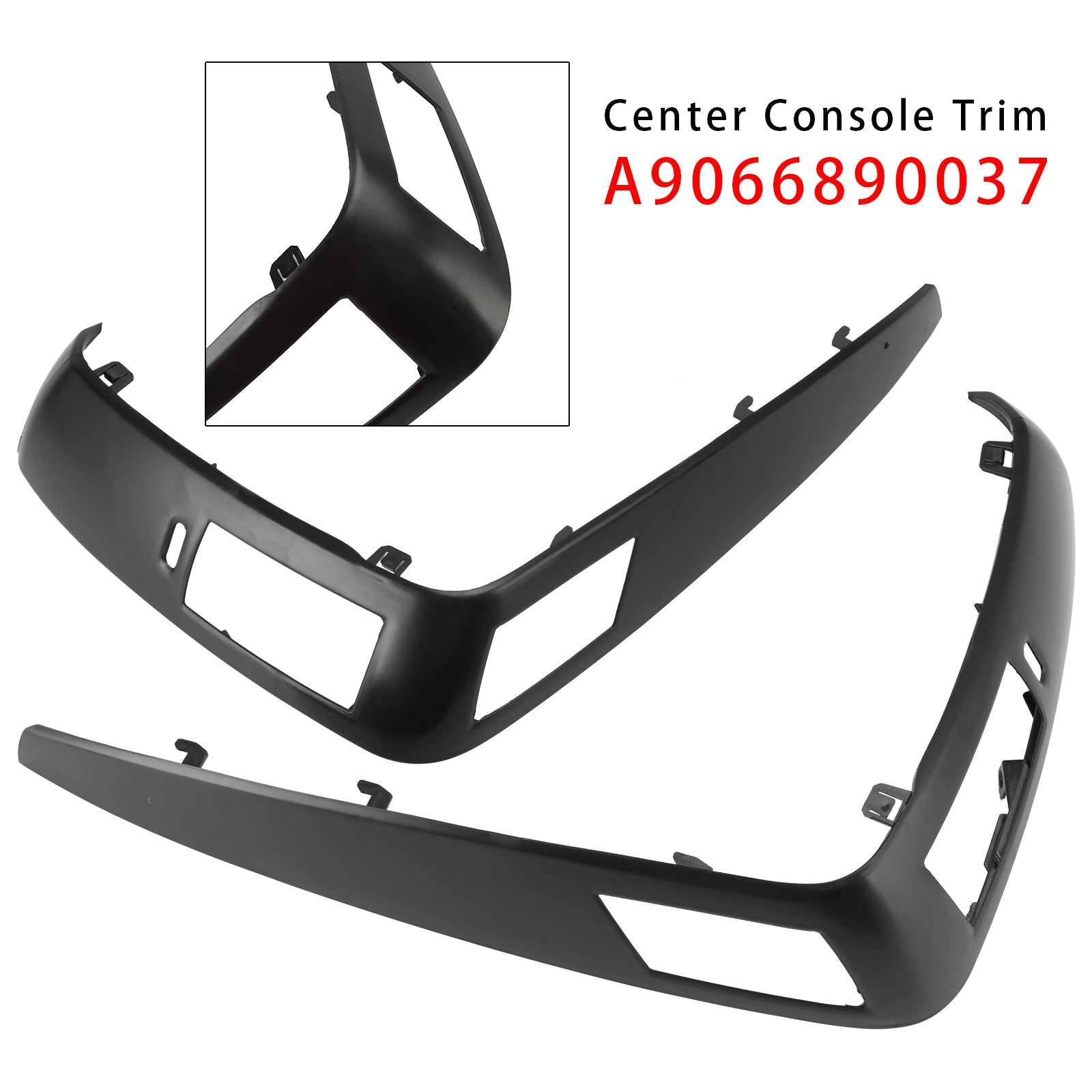 Black Hood Vent Grille Left+ Right For Mercedes-Benz Sprinter W906 2006-2016