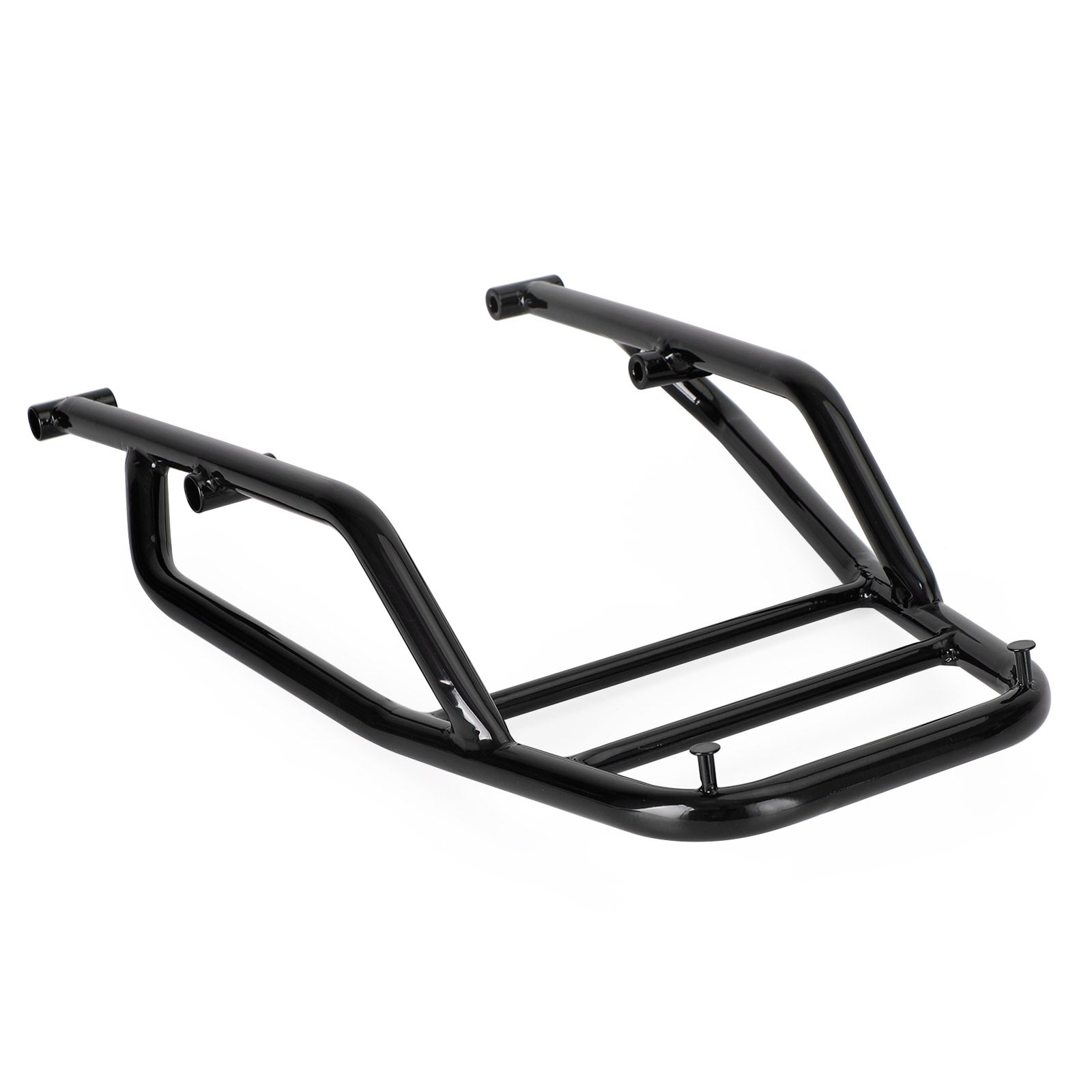 BRIGHT BLACK REAR CARRIER LUGGAGE RACK FOR METEOR 350 2021-2022