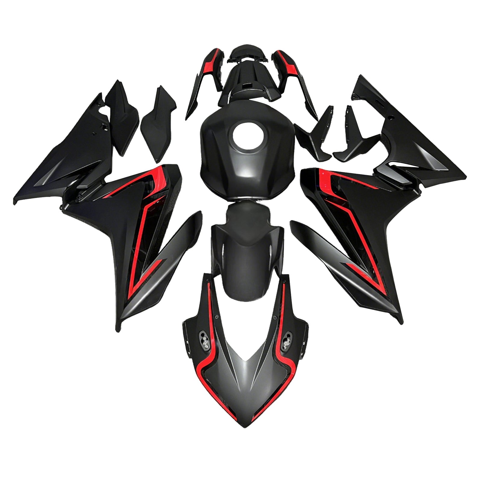 Injection Fairing Kit Bodywork Plastic ABS For Honda CBR500R 2019-2021