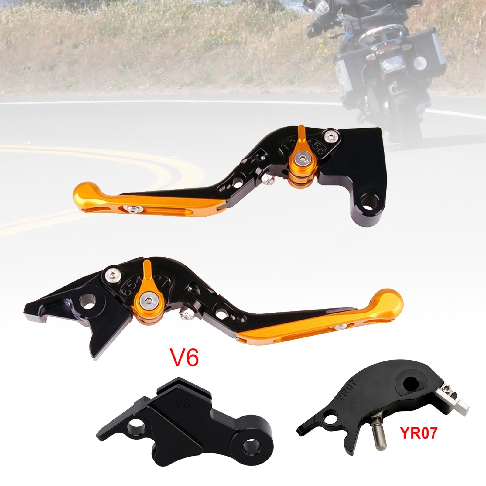 Adjustable Clutch Brake Lever fit for YAMAHA XSR900 XSR900GP MT-09 MT-09SP 24-25