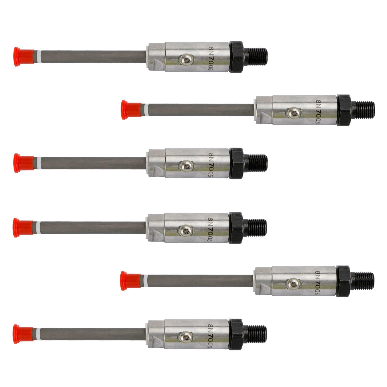 6Pcs 8N-7005 Fuel Injector Pencil Nozzle For Caterpillar CAT 3304 3306B Engine