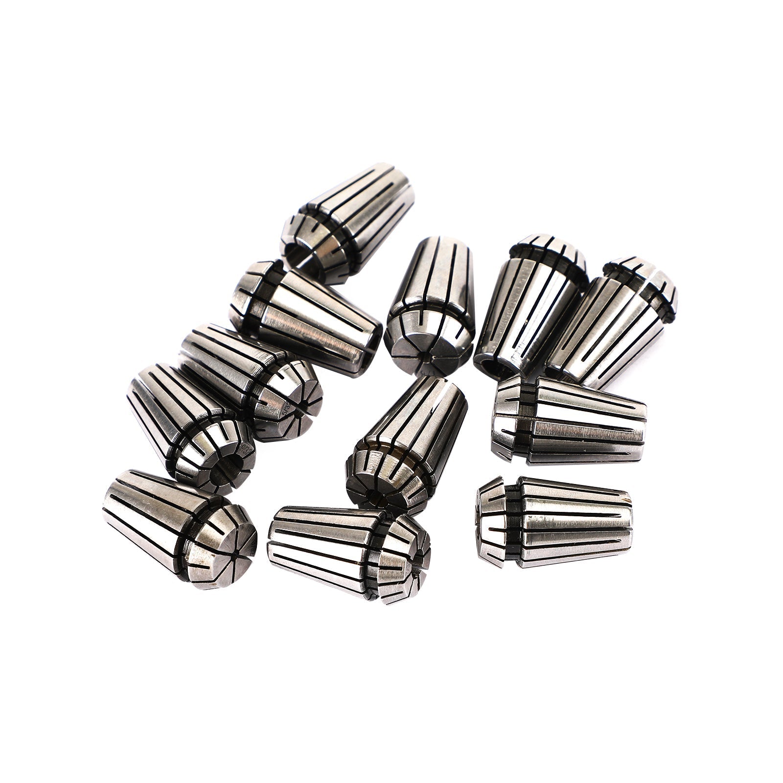 9Pcs ER16 Spring Collet Set For CNC Milling Lathe Tool Engraving Machine Steel
