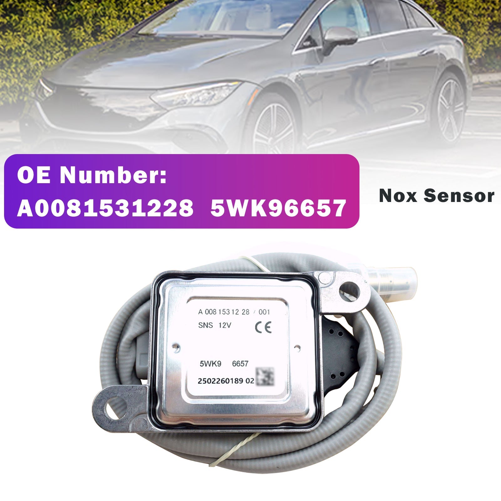 Downstream Diesel Nitrogen Oxide Sensor A0081531228 For Mercedes-Benz Detroit