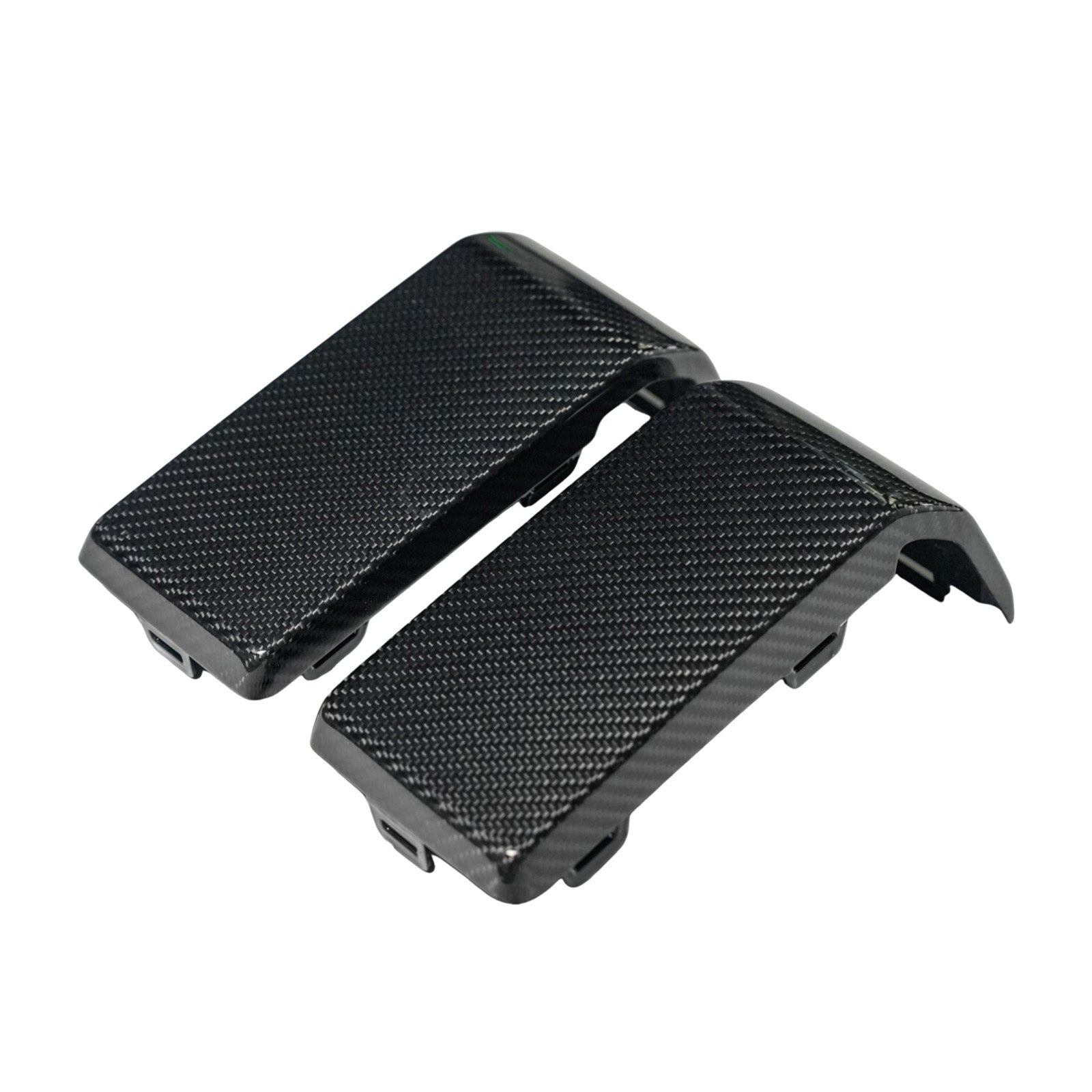2025+ Fit Mercedes Benz W465 G63 Carbon Fiber Front Bumper Guards Cover Trim